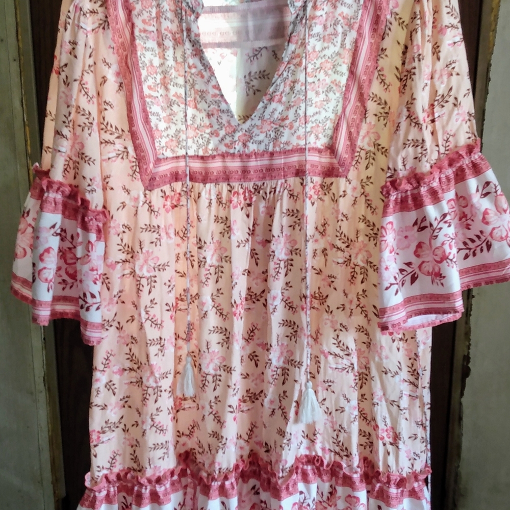 Loose bohemian blouce